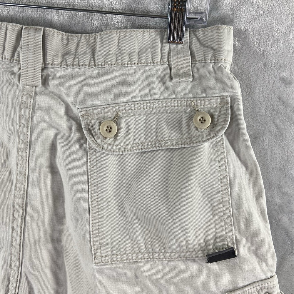 Vintage Levi's Silvertab Cargo Shorts men's 32 Baggy Khakis 10" Inseam 90s Y2K - Picture 9 of 12